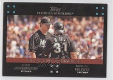 2007 Topps Classic Combos Red Back Josh Johnson Miguel Olivo #652 0b5