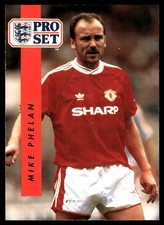 Mike Phelan 1990-91 Pro Set English League #153 Manchester United Soccer READ