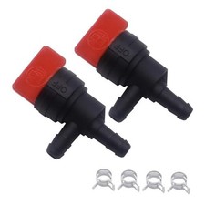 90 Degree Fuel Cut Off Valve 1/4" Inline Gas Fuel Shut Off Valve with 2 Angle