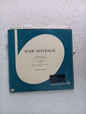 Schallplatte Vinyl LP, Igor Oistrach, Opera, Bach
