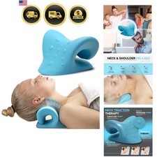 iBWYM Neck Stretcher Cervical Traction Device for Neck and Shoulder Pain Reli...