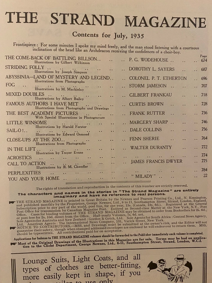 A Collection Of P G Wodehouse complete short stories In The Strand Magazine  - Image 4 of 4