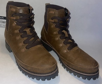 Chaco Fields Lace Ankle Boots Womens US Size 7.5 Maple Brown Waterproof Leather