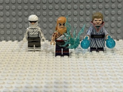 Custom Naruto Minifigures Reanimated Kage Set Raikage Mizukage Tsuchikage