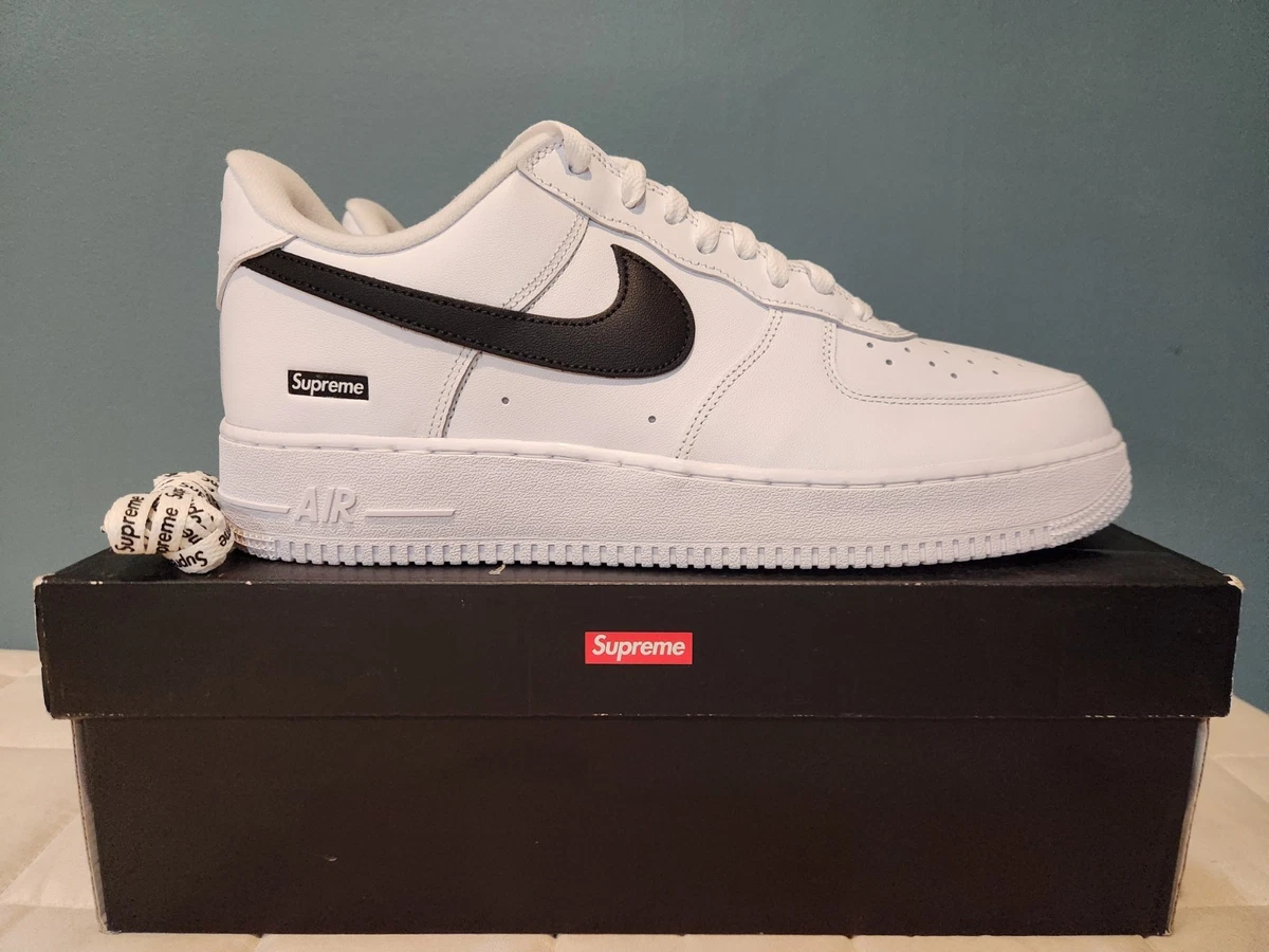 Preços baixos em Nike Air Force 1 Supreme White | eBay
