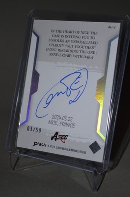 Dante / The Case By Dante / DAKA 2024 Autograph 03/50 / OGC Nizza