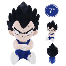 Muñeco de Peluche Vegeta 7" Dragon Ball Z Peluche Toei Animación Almohada Juguete Auténtico