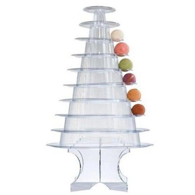 10 Ebenen Macaron  Macaroon Display Stand Baby Dusche Geburtstag Party 7857