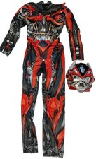 Transformers Padded Red Optimus Prime Halloween Costume -2014 Kids