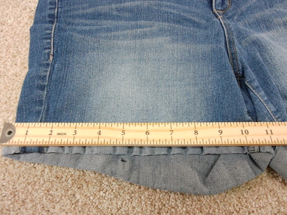 Pantalones cortos vaqueros azules vintage AMERICA talla 12 Foto 2 de 4