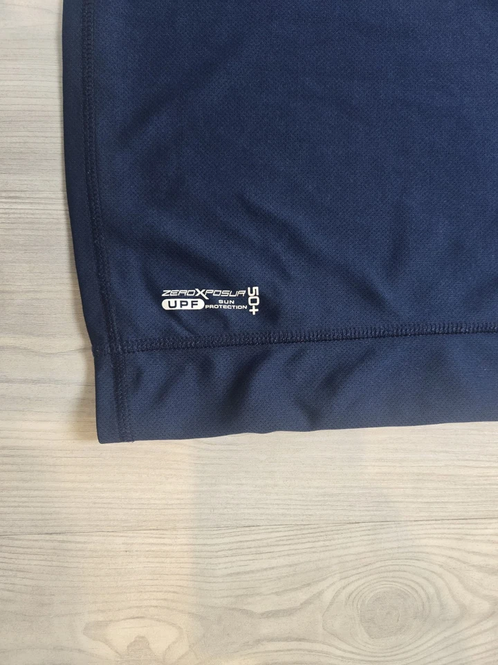 Camisa de sol ZEROXPOSUR azul manga corta para niño L 14/16 UPF 50+ Foto 3 de 4