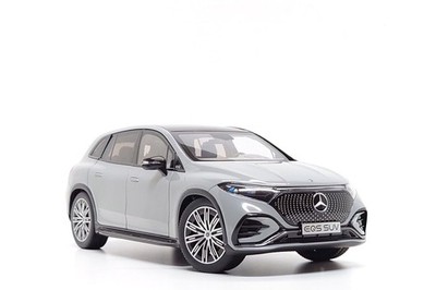 NZG 1:18 Mercedes-Benz EQS SUV in Alpine Grey (Dealer Edition) | eBay