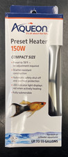 AQUEON PRESET HEATER 150w Compact Size UP to 55 Gallons 2534
