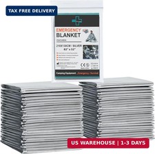 Emergency Blanket (12-Pack),Emergency Silver Foil Blanket- Perfect