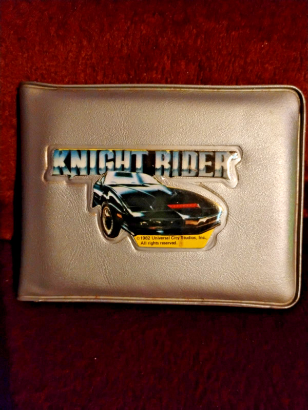 Night Rider Wallet 80s, Vintage 1982 