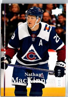 2022-23 Upper Deck Retro Exclusives Nathan MacKinnon 065/100 #T-19