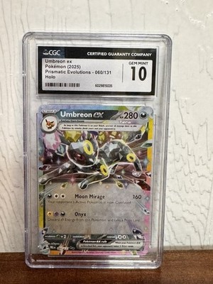 Pokemon tcg- Umbreon EX - Prismatic Evolutions 060/131 - CGC Grade