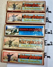 Harmonica Hohner Orchester vintage, natural minor various keys
