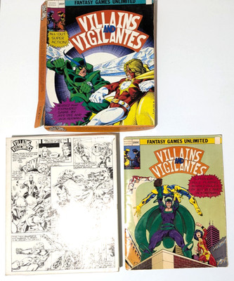 Fantasy Games Unlimited Villains and Vigilantes 2nd Edition 2001  RPG