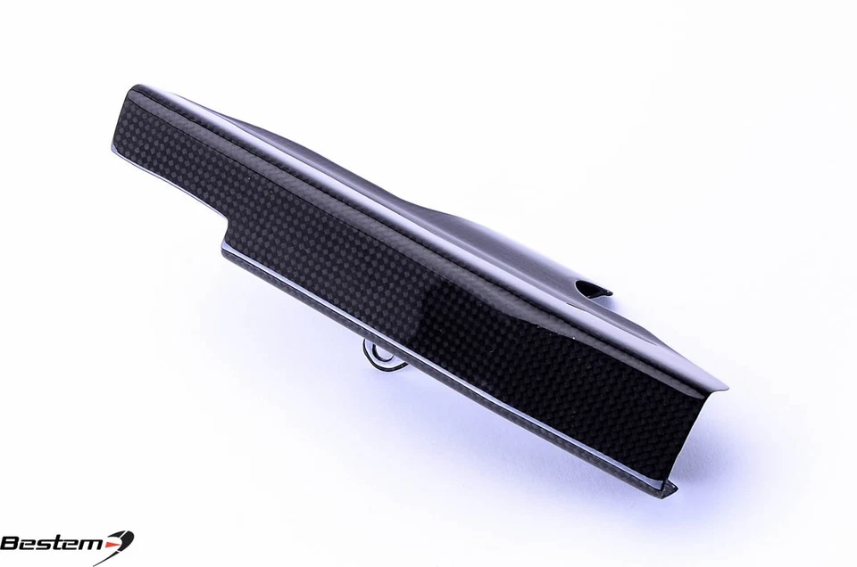 Cubierta protectora de piñón de cadena delantera 100 % fibra de carbono Ducati Monster S2R S4R S4RS Foto 3 de 4