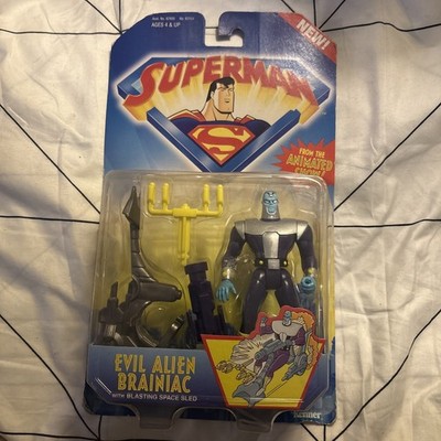 Kenner Superman The Animated Show Evil Alien Brainiac Action Figure New MOC