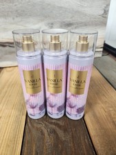 3PK Bath  Body Works Vanilla Ease Fragrance Mist Body Spray 8oz NEW