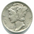 1939-S SILVER MERCURY DIME !!