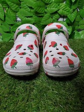 Crocs Classic Vacay Vibes Clogs Strawberry Fruit Print Womens -9 Men- 7 RARE