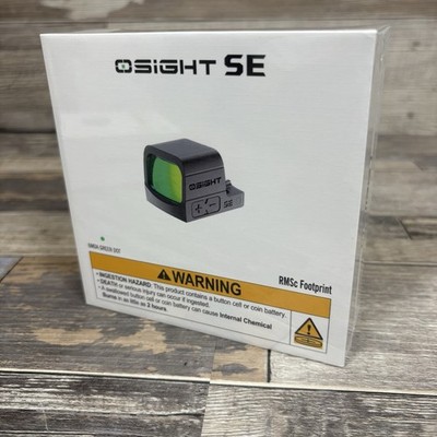 OSIGHT SE 6 MOA Green Enclosed Reflex Sight  RMSc Footprint Made By Olight