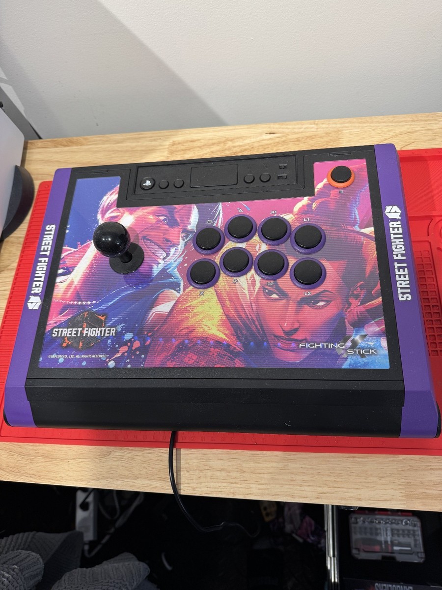 HORI Fighting Stick Alpha Fight for PS5,PS4,PC SF6 Street Fighter