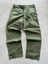 Australian Army Mens C.C.C.F. Victoria 1966 Military Green Pants Size 21 40x33