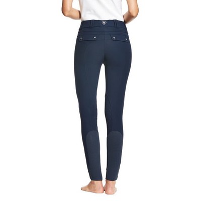 Ariat Navy 40 Reithose Damen Tri Factor Knee Grip Classic Kniebesatz