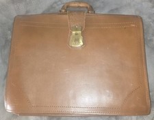 Vintage 1940s Lewis Lifton Brown Leather Breifcase Patent 2474003