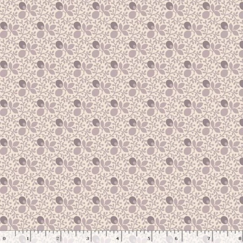 By The Yard ~ Lilac Berry Vine By Marcus $3.99 Ships ANY Amount Fabric - Image 3 of 3