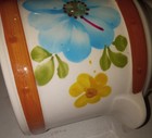 Vtg 1970's FTD Ceramic 6" Floral Crock Utensils Measurement Conversion Portugal — photo 10
