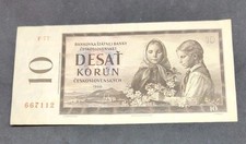 1961 Czechoslovakia Ten Korun F22667112
