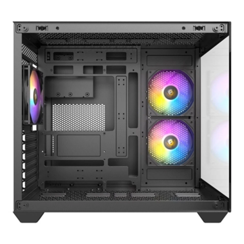 ANTEC CX800 ATX Mid Tower Gaming Case - Black - 3 x ARGB Fans - Glass Side/Front - Image 2 of 4