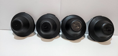 4x Radkappen schwarz IFA für Nabe Kunststoff Trabant 601 NEU