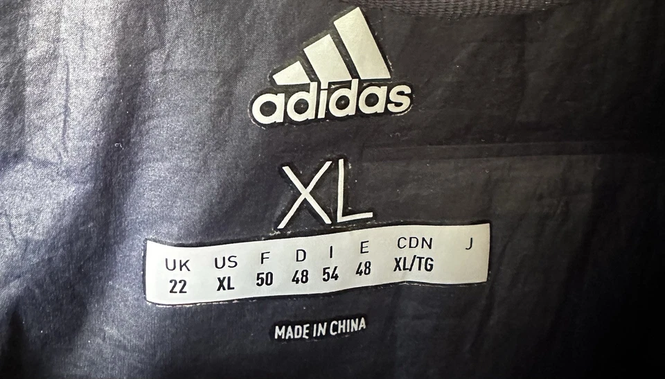 Adidas Terrex Duck Down Jacket Women's  XL Blue Hooded Athletic Sports - Image 3 of 4