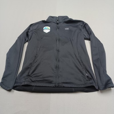 Helly Hansen Softshell Jacket Womens XL Black Aspen Ski Full Zip World Cup 2017
