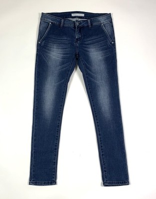 Küsse Umarmungen Herren Jeans Denim Used Skinny Stretch Denim W32 Gr 46 Blau T8909