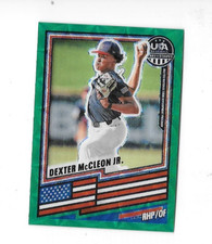 2026 Panini Stars & Stripes Dexter McCleon Jr RC GREEN SCOPE PRIZM #41/99