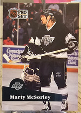 1991-92 Pro Set Marty McSorley #100 Los Angeles Kings