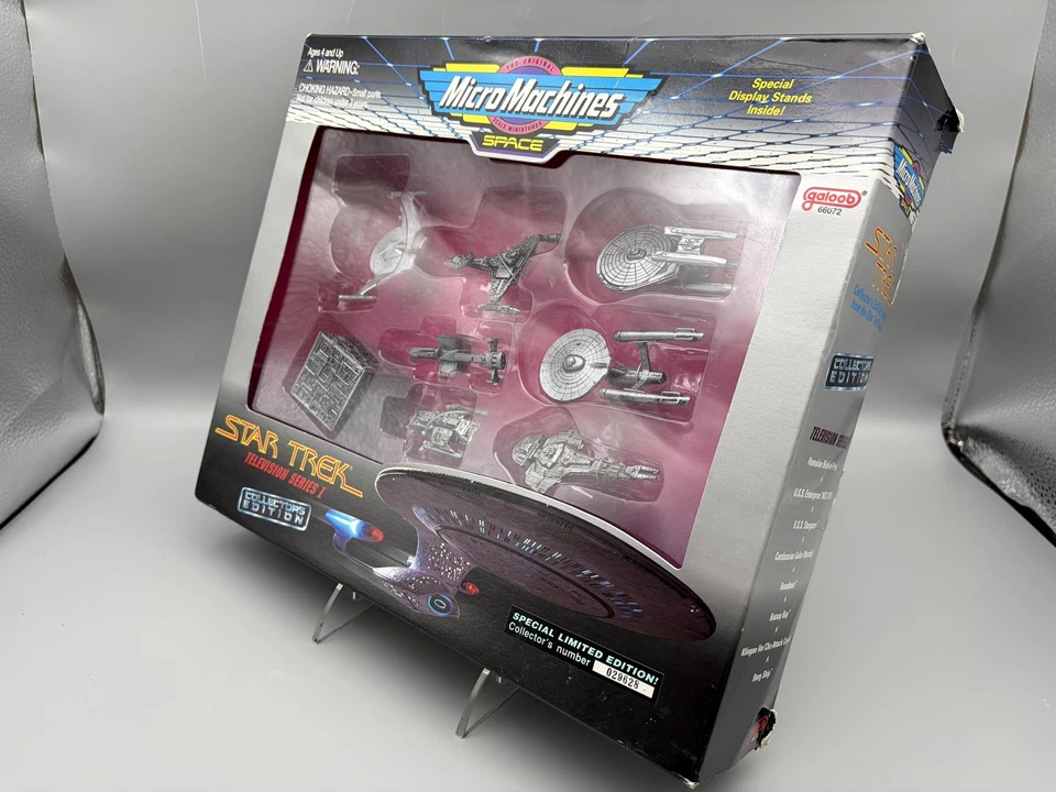 Vintage 1995 Micro Machines Star Trek Television Series I Limited Numbered - Image 3 of 4