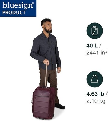 Osprey Ozone 2-Wheel Carry-On - Lightweight Carry-On Luggage & Tavel  Suitcase | eBay