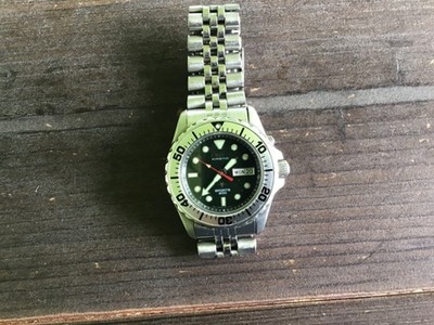 Seiko Kinetic SKJ-031P (Rare Green Dial): one owner