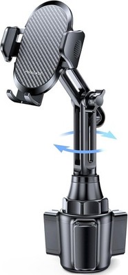 2025 Upgraded Rotatable Cup Phone Holder for Safe Driving - Fits All Smartphones