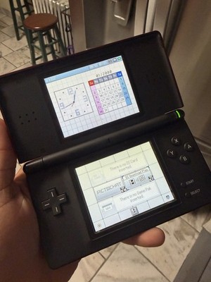 Nintendo DS Lite Crimson Handheld System - Red/Black