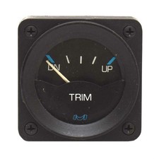 Medallion Boat Trim Gauge MI-617-26K | OMC BRP Evinrude 2 Inch Black