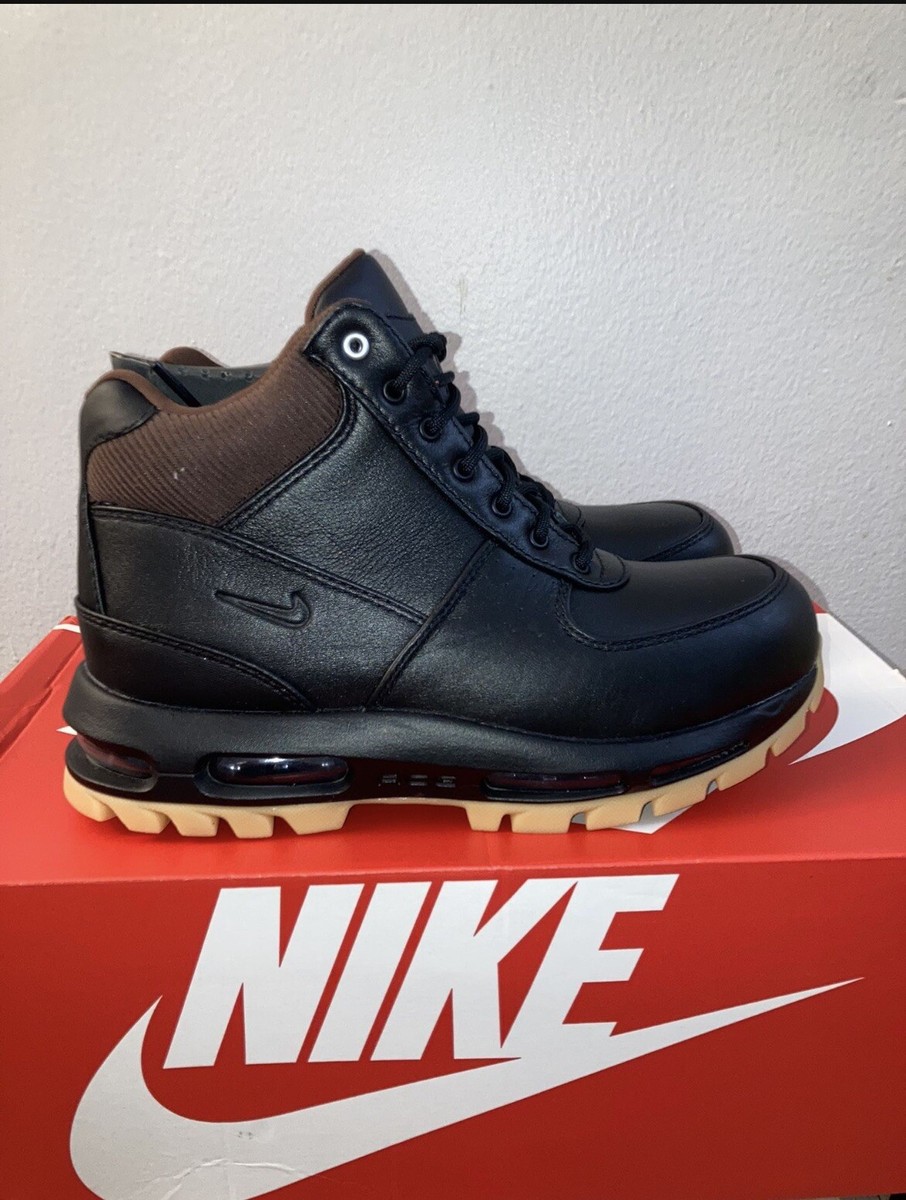 Nike Air Max Goadome ACG Black/Brown/Gum Leather Boots DC8868-001